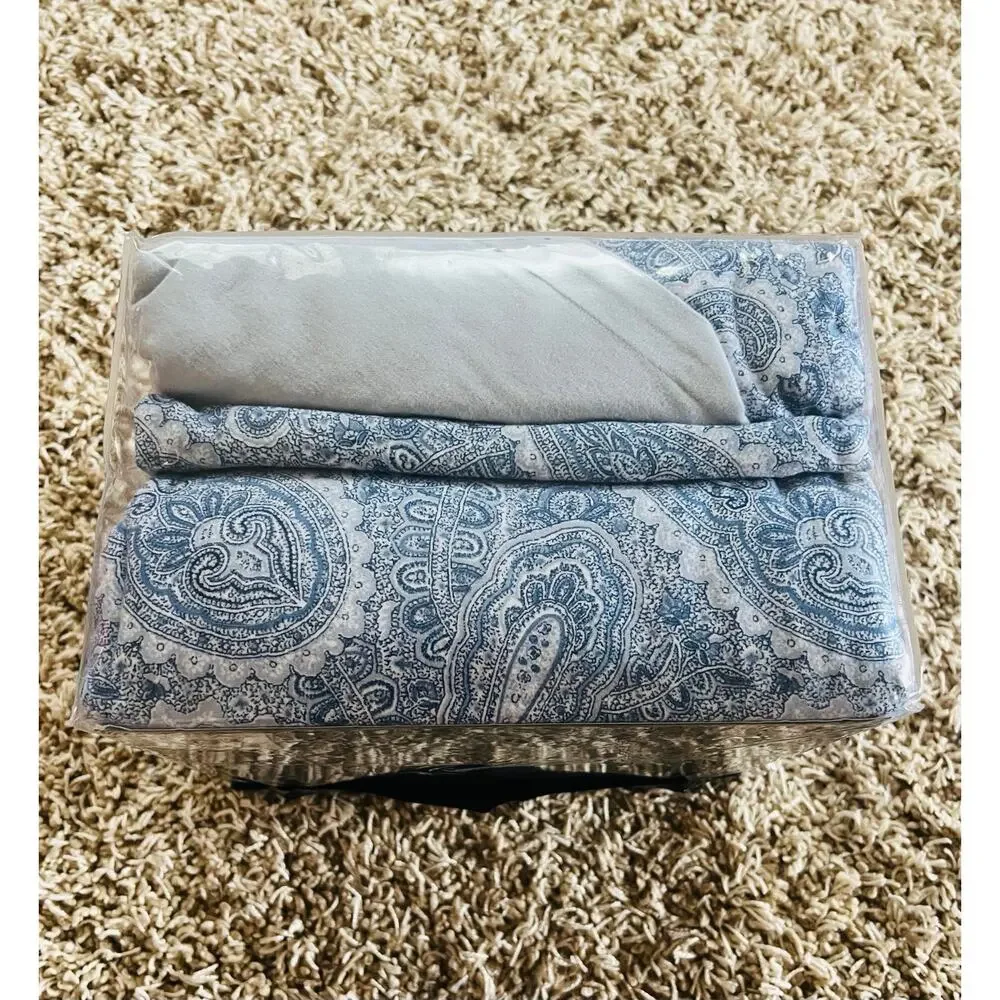 NEW❤️LAUREN RALPH LAUREN Bantry Paisley Cotton Full/Queen Duvet Cover Sets
